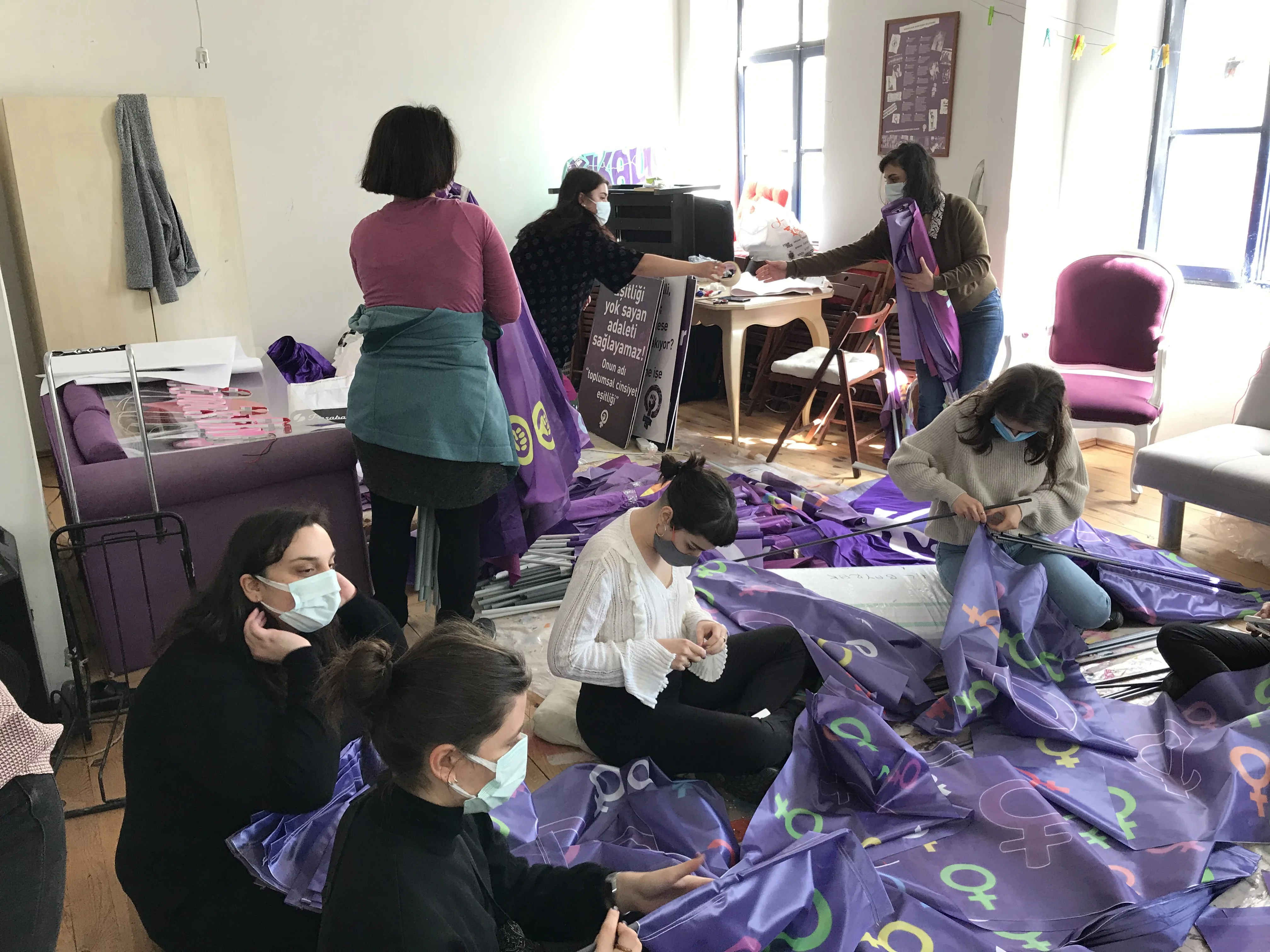 Feminist Gece Yuruyusu Hazirlik