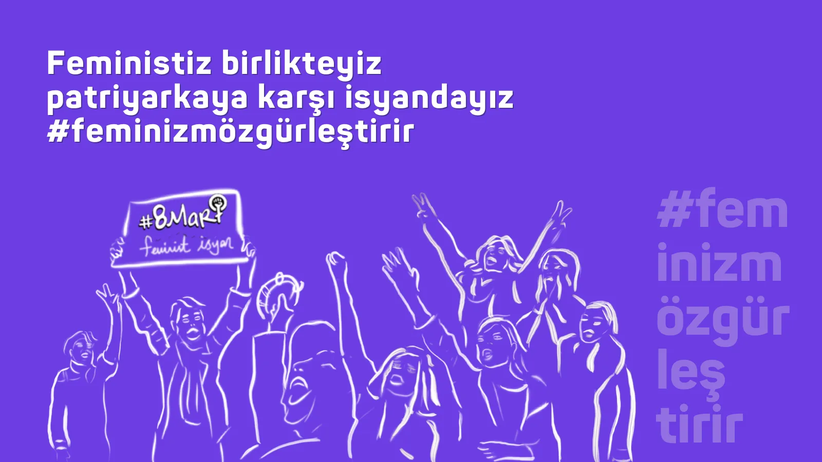 Feminist Gece Yuruyusu Sosyal Medya Gorsel