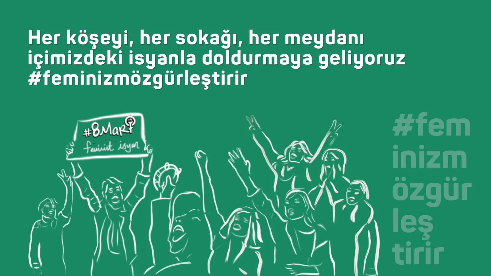 Feminist Gece Yuruyusu Sosyal Medya Gorsel