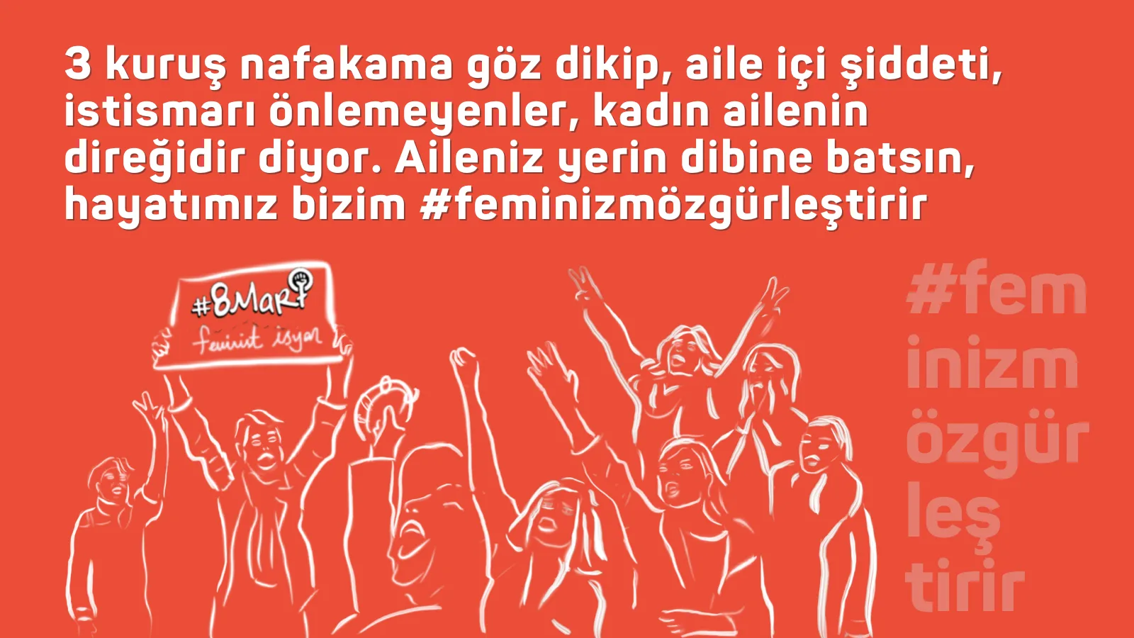 Feminist Gece Yuruyusu Sosyal Medya Gorsel