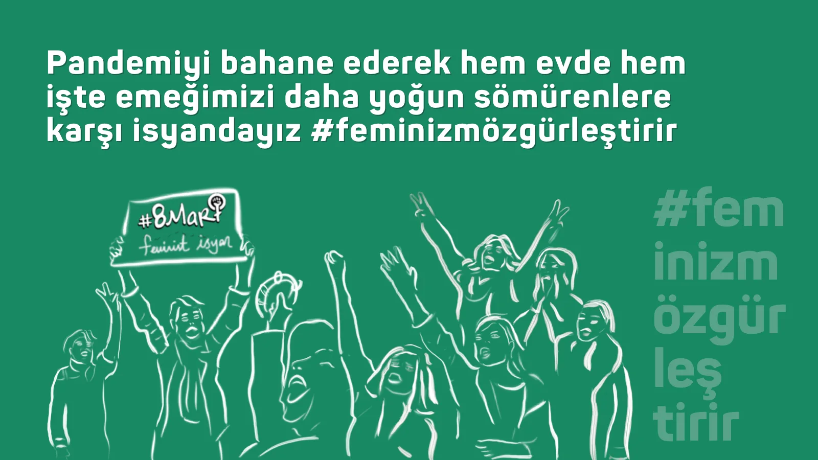 Feminist Gece Yuruyusu Sosyal Medya Gorsel