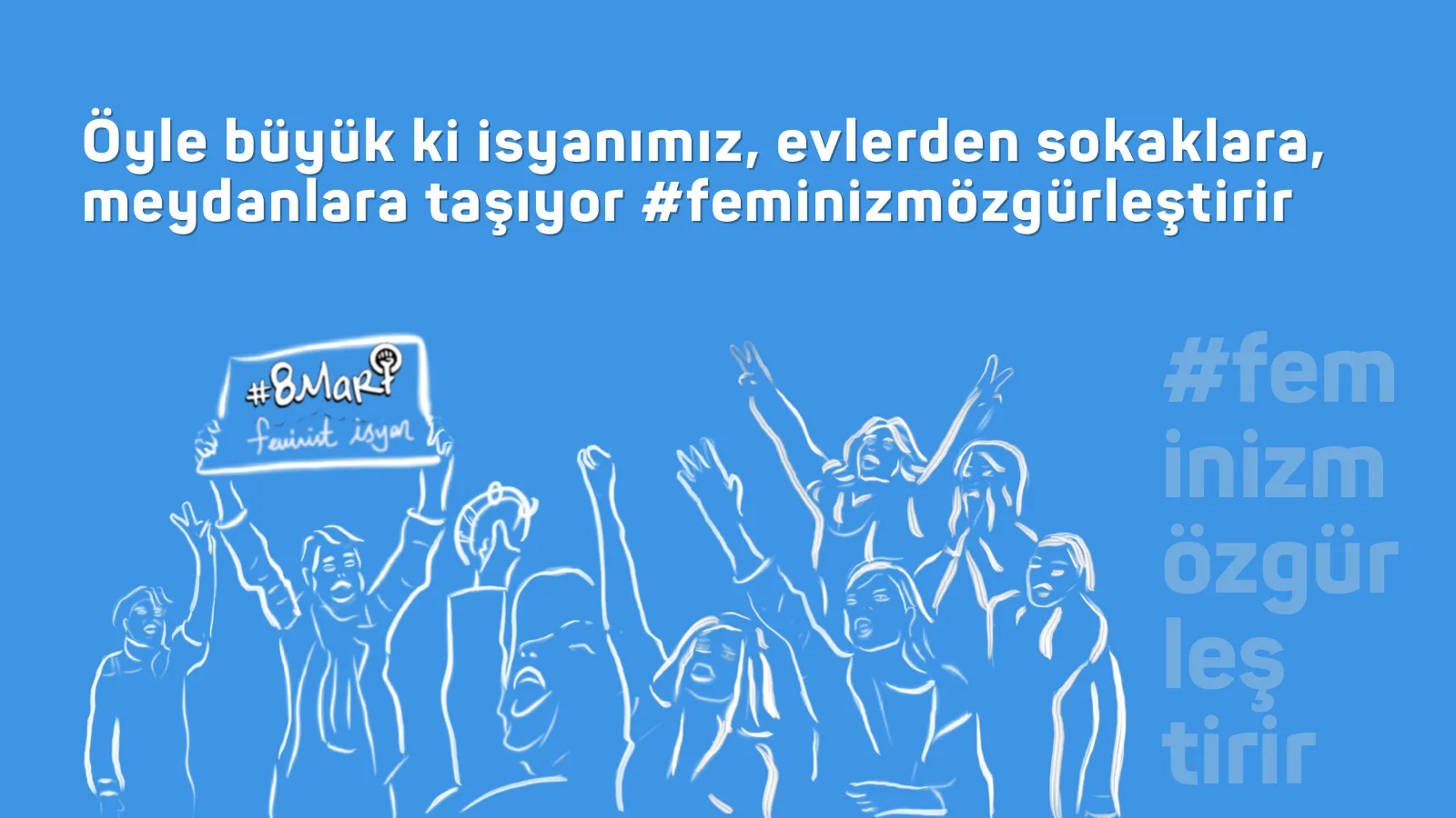 Feminist Gece Yuruyusu Sosyal Medya Gorsel