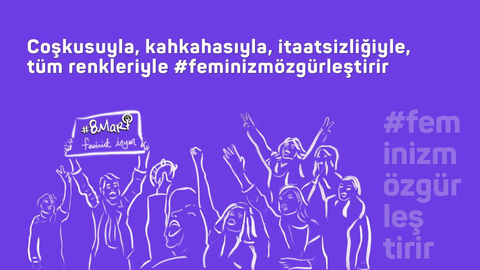Feminist Gece Yuruyusu Sosyal Medya Gorsel