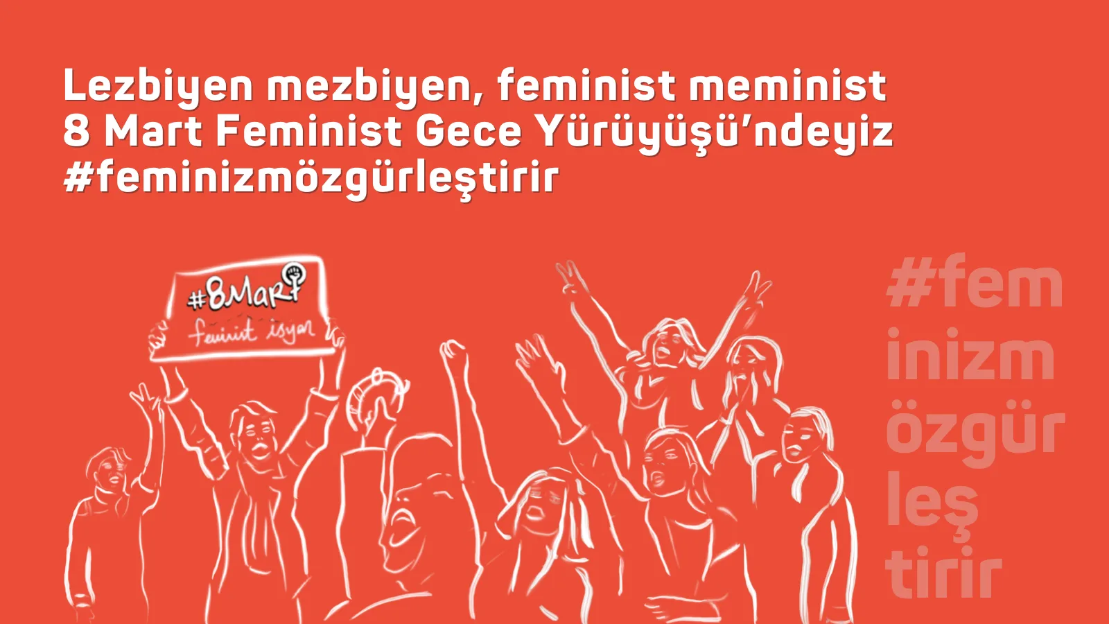 Feminist Gece Yuruyusu Sosyal Medya Gorsel