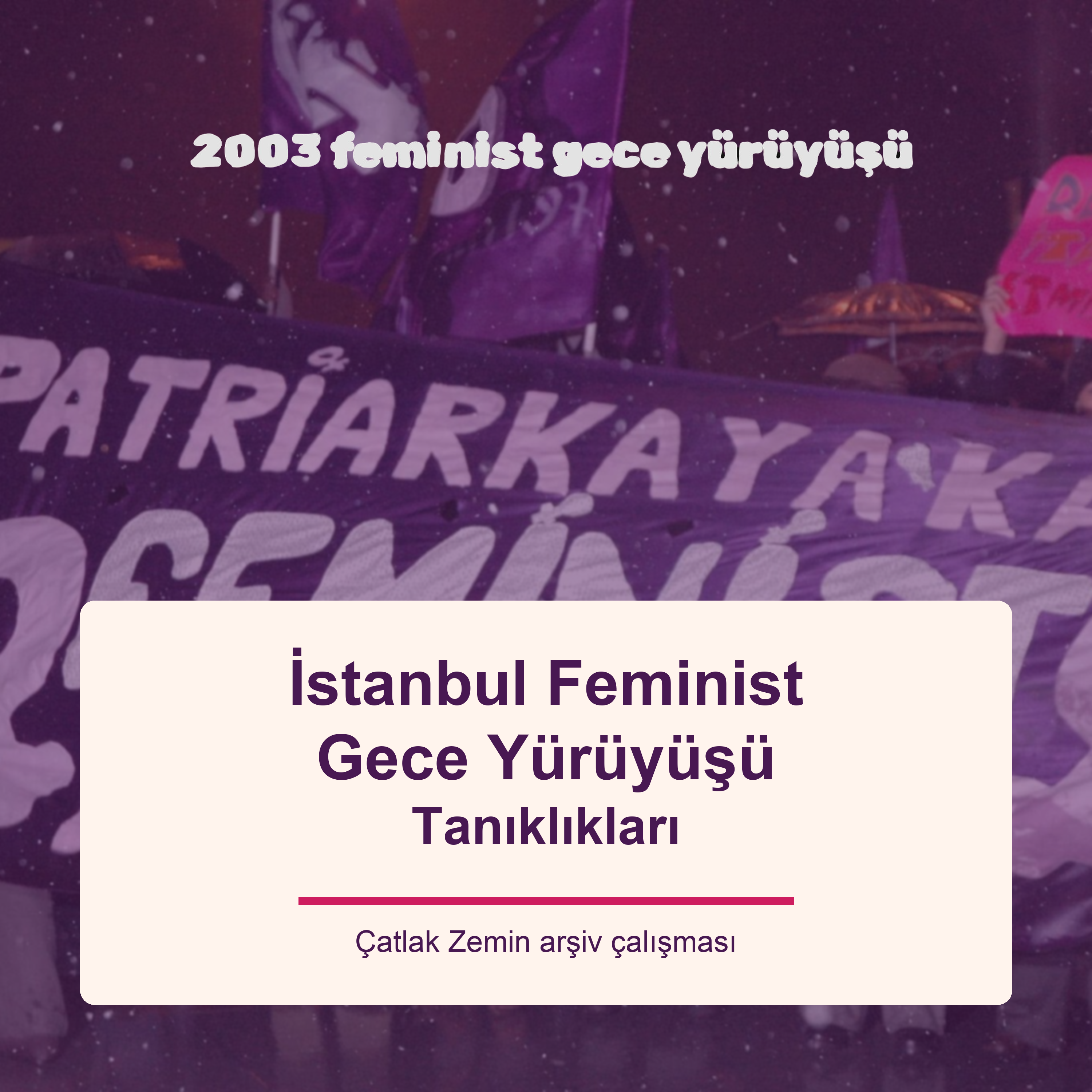 İstanbul Feminist Gece Yürüyüşü Tanıklıkları: Nilgün Yurdalan