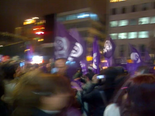 8 Mart Feminist Gece Yürüyüşü / 2007 / Foto: Bilinmiyor