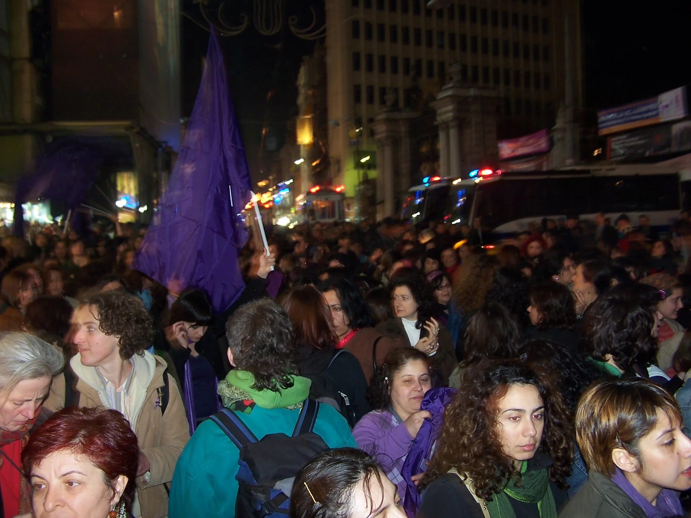 8 Mart Feminist Gece Yürüyüşü / 2008 / Foto: Evren Kocabıçak