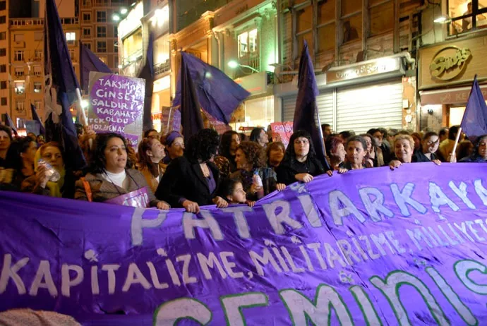 8 Mart Feminist Gece Yürüyüşü / 2008 / Foto: Bahar Çelik