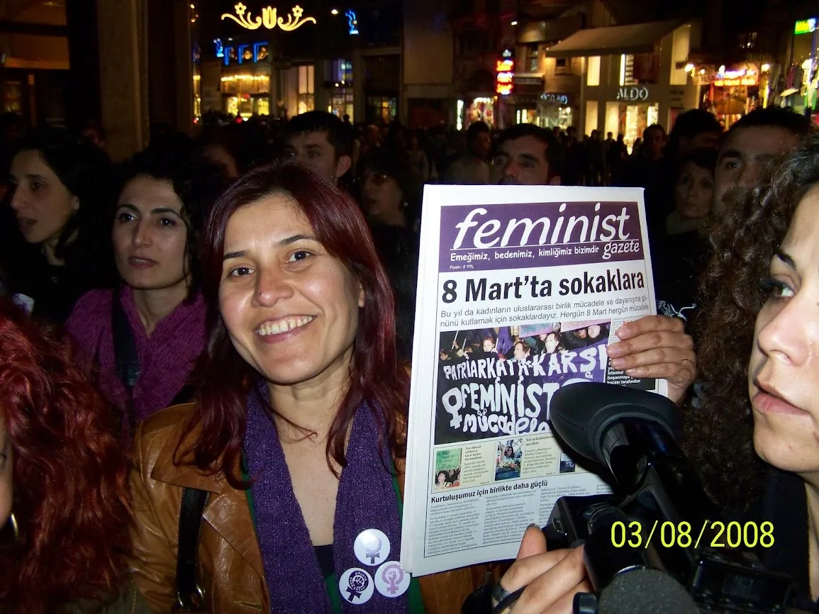 8 Mart Feminist Gece Yürüyüşü / 2008 / Foto: Bahar Çelik