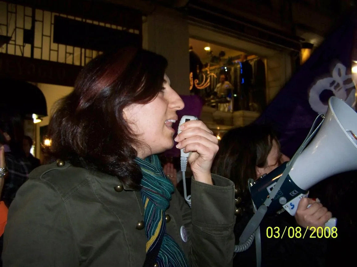 8 Mart Feminist Gece Yürüyüşü / 2008 / Foto: Bahar Çelik