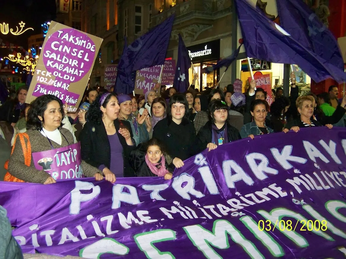8 Mart Feminist Gece Yürüyüşü / 2008 / Foto: Bahar Çelik