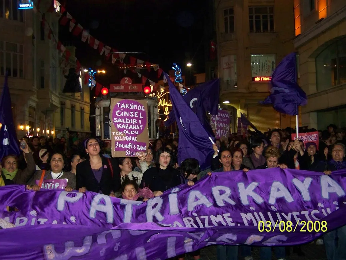 8 Mart Feminist Gece Yürüyüşü / 2008 / Foto: Bahar Çelik