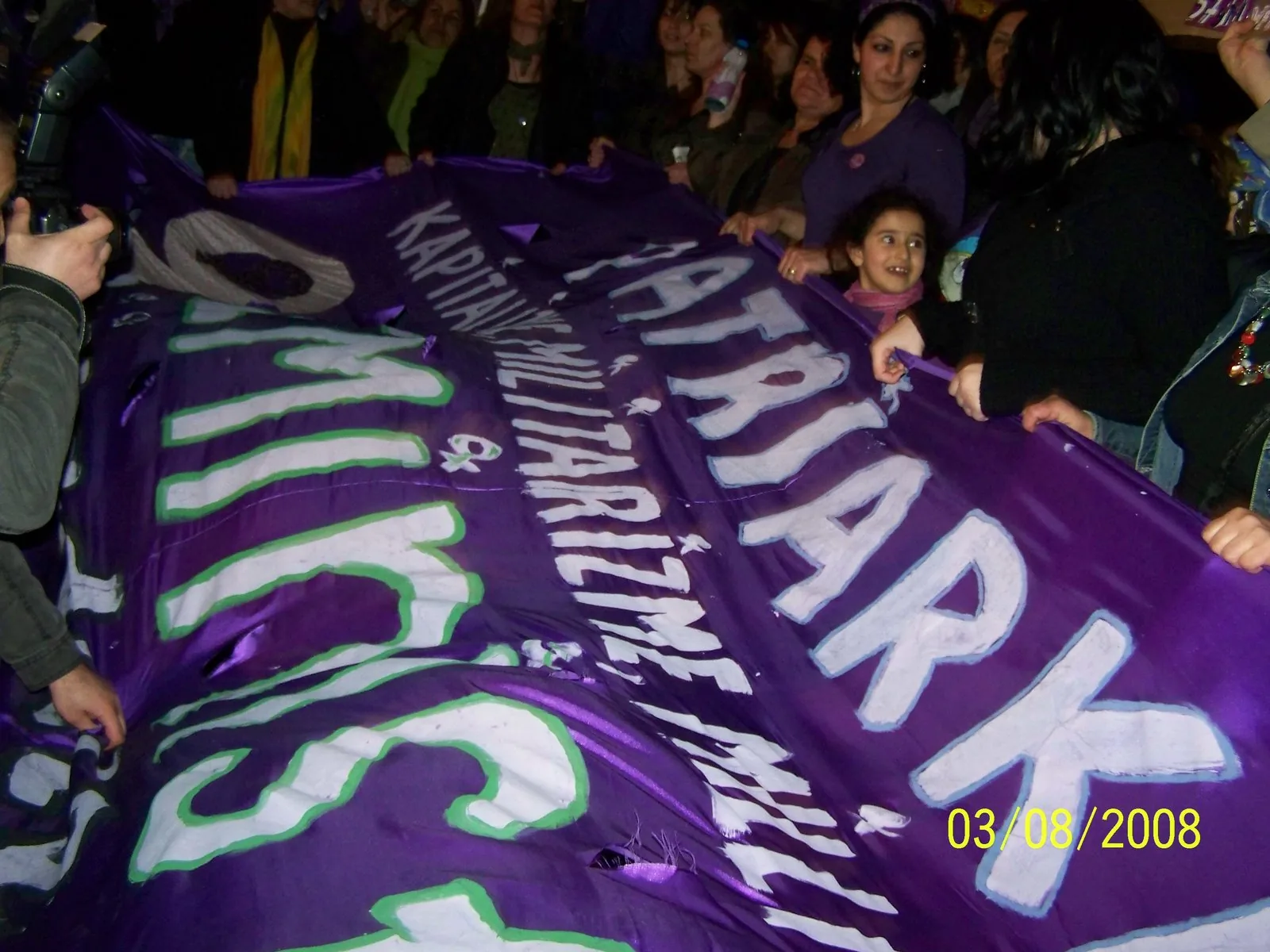 8 Mart Feminist Gece Yürüyüşü / 2008 / Foto: Bahar Çelik