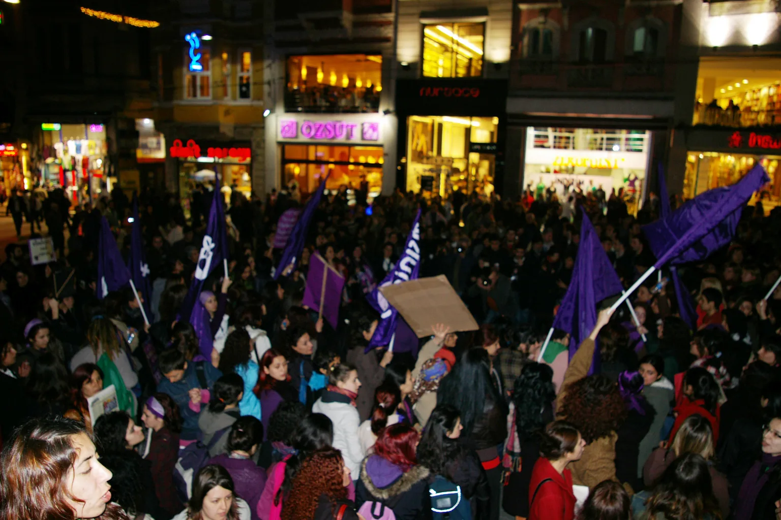 8 Mart Feminist Gece Yürüyüşü / 2008 / Foto: Murat Erbaş