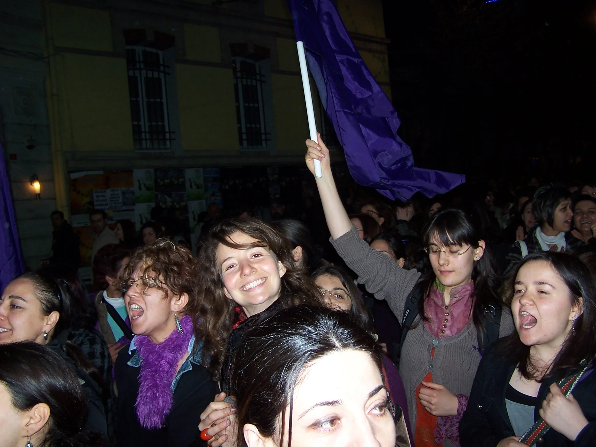 8 Mart Feminist Gece Yürüyüşü / 2008 / Foto: Banu Demiroğlu