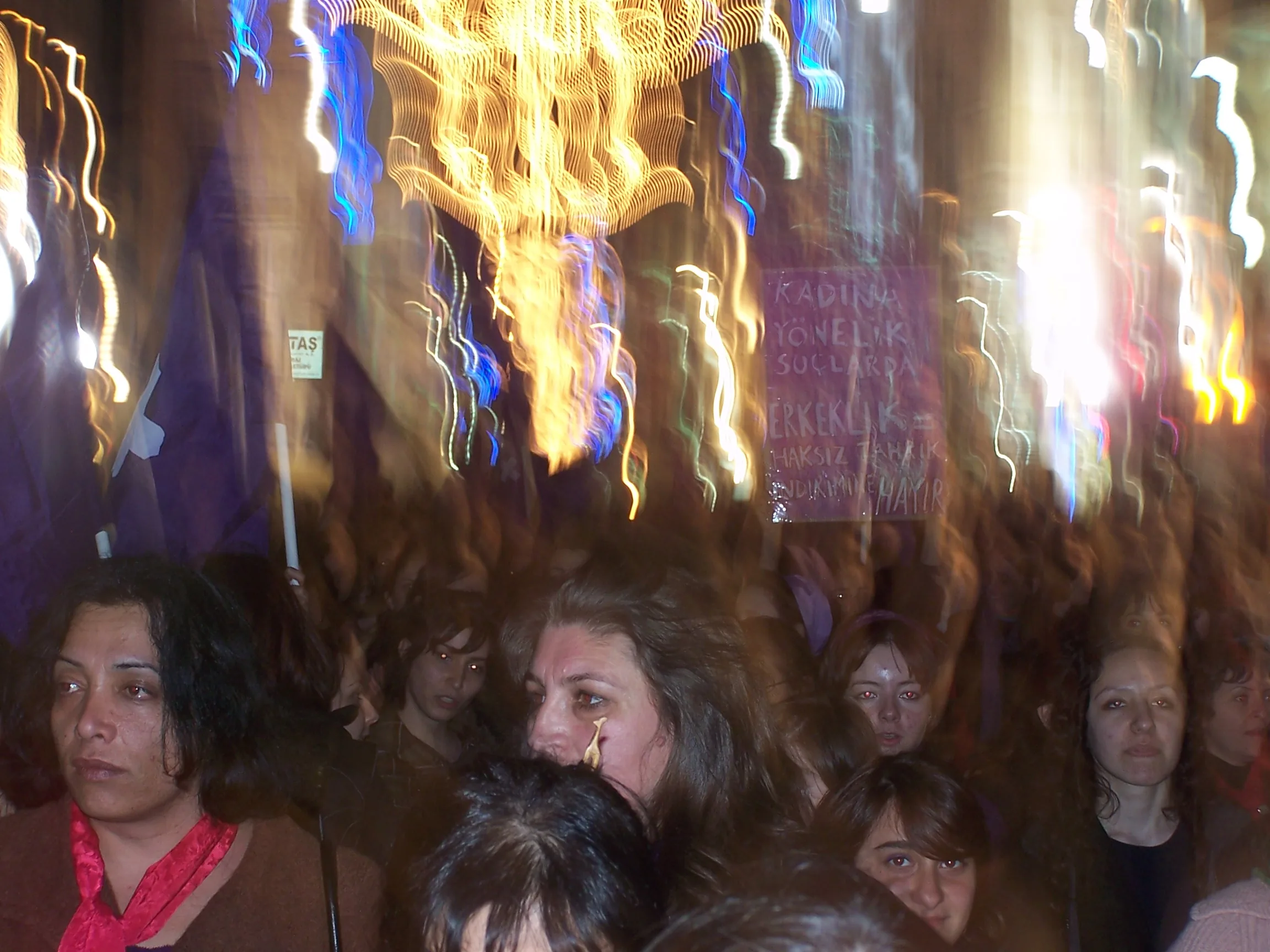 8 Mart Feminist Gece Yürüyüşü / 2008 / Foto: Banu Demiroğlu