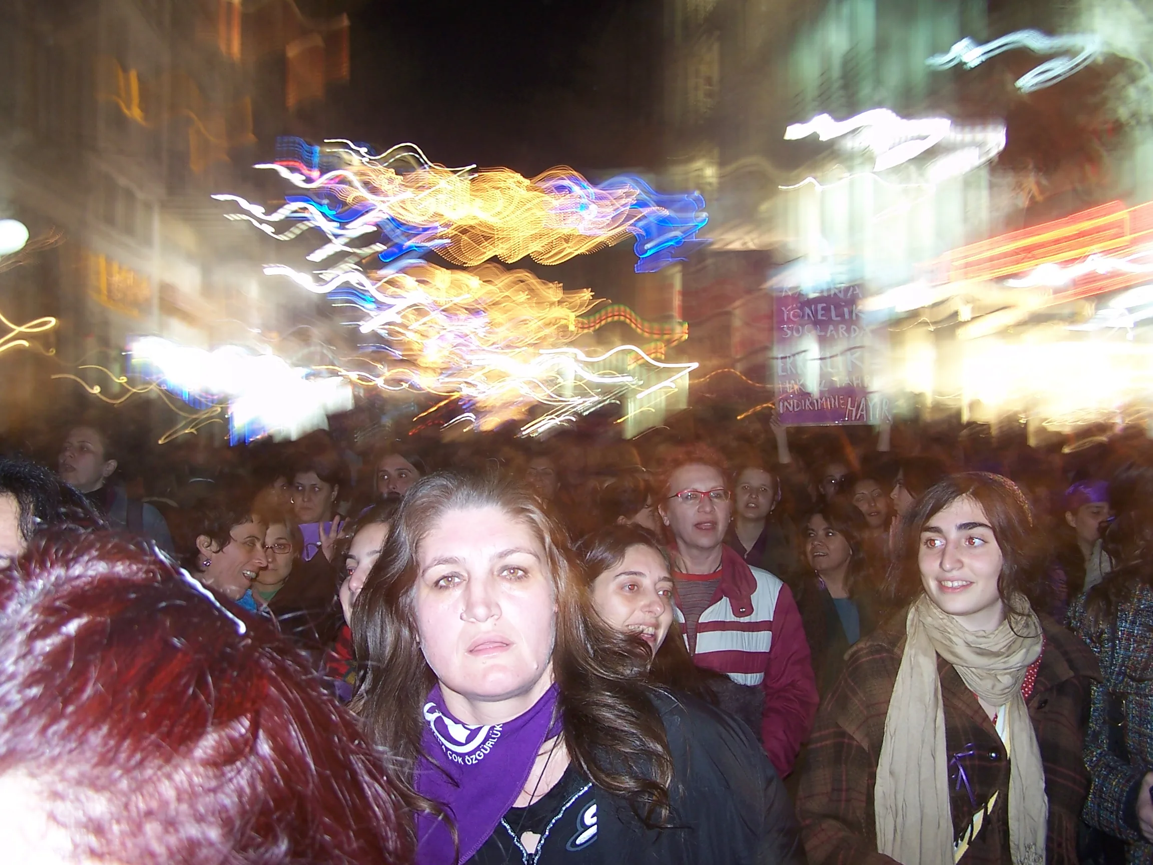 8 Mart Feminist Gece Yürüyüşü / 2008 / Foto: Banu Demiroğlu