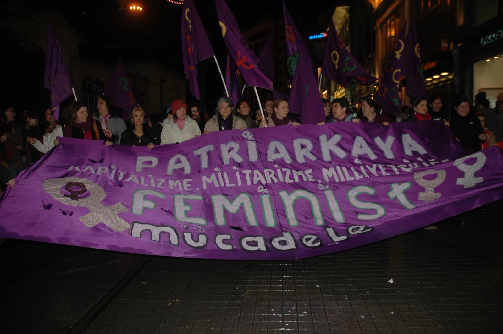 8 Mart Feminist Gece Yürüyüşü / 2009 / Foto: Funda Ekin