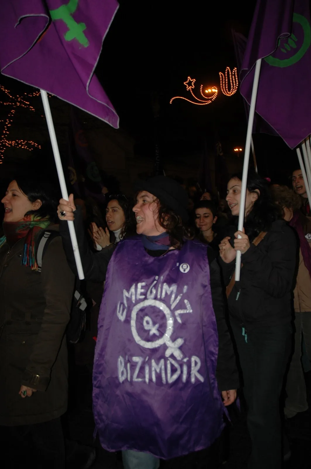 8 Mart Feminist Gece Yürüyüşü / 2009 / Foto: Funda Ekin