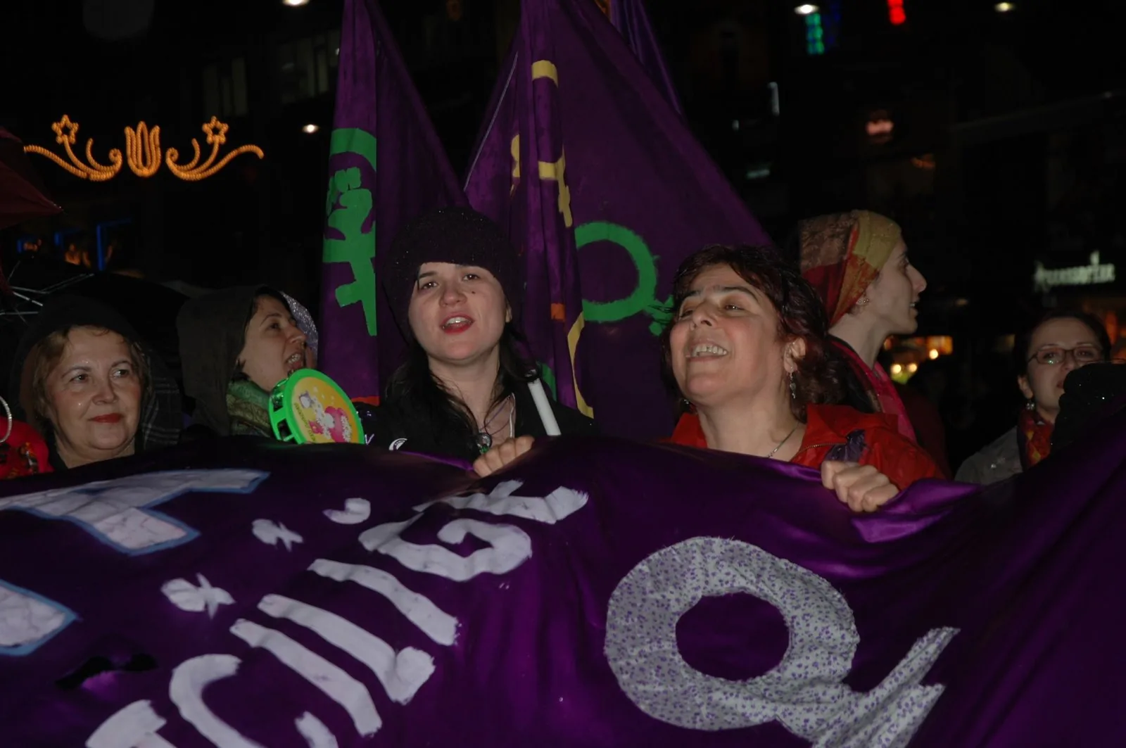 8 Mart Feminist Gece Yürüyüşü / 2009 / Foto: Funda Ekin
