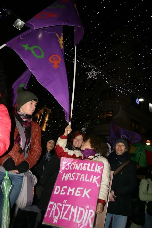 8 Mart Feminist Gece Yürüyüşü / 2010 / Foto: Özlem Kaya