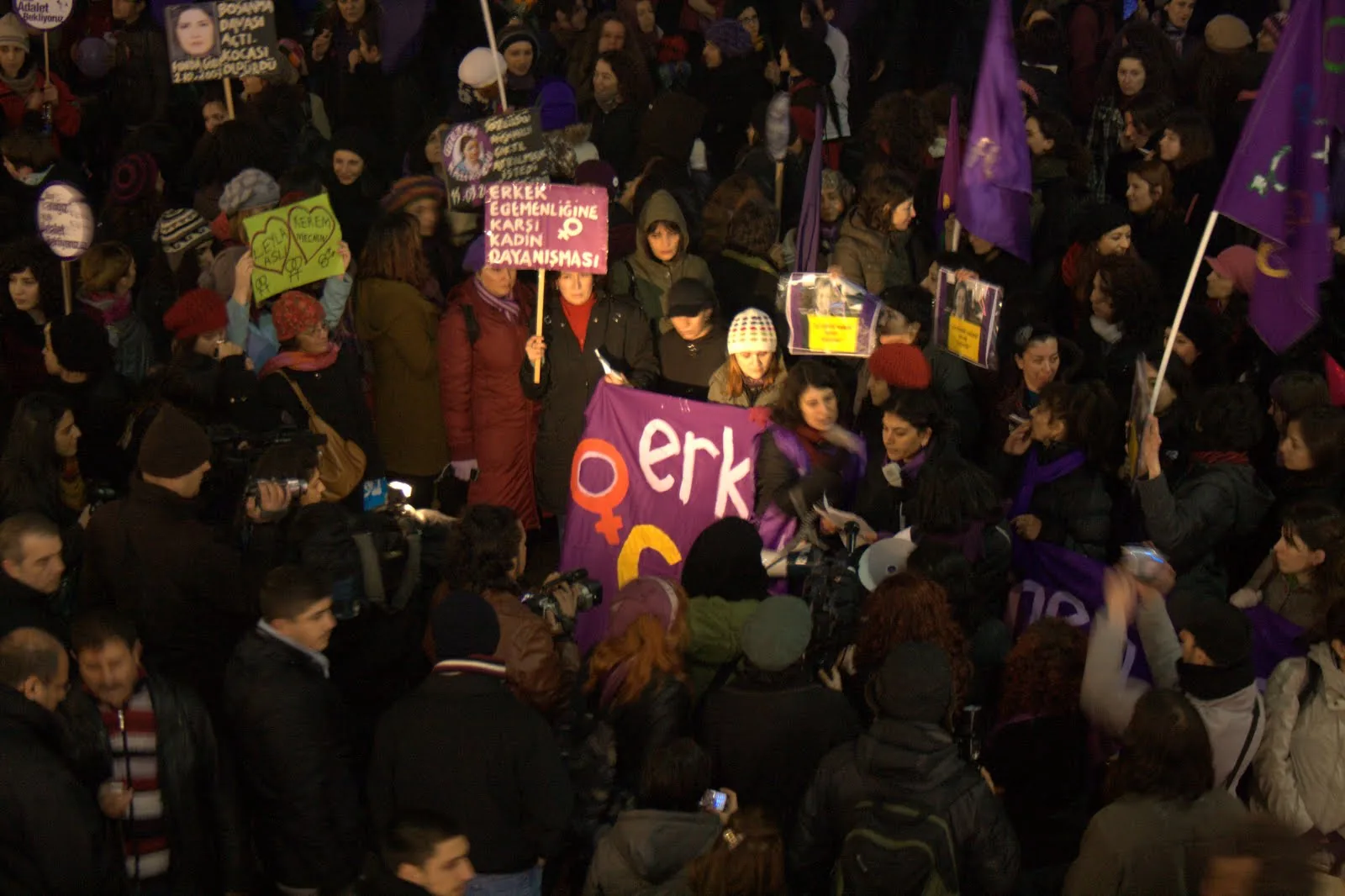 8 Mart Feminist Gece Yürüyüşü / 2010 / Foto: Özlem Kaya