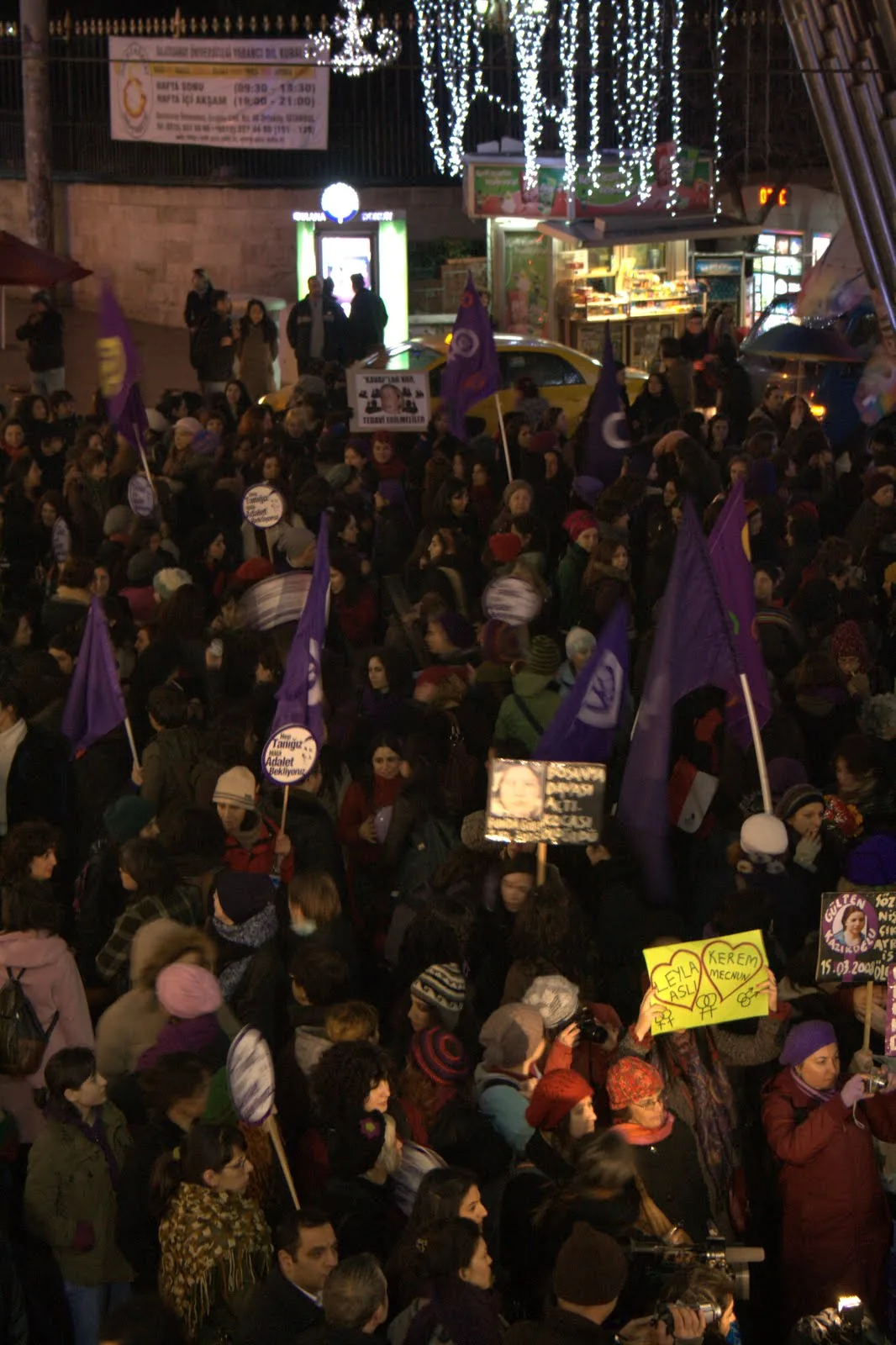 8 Mart Feminist Gece Yürüyüşü / 2010 / Foto: Özlem Kaya