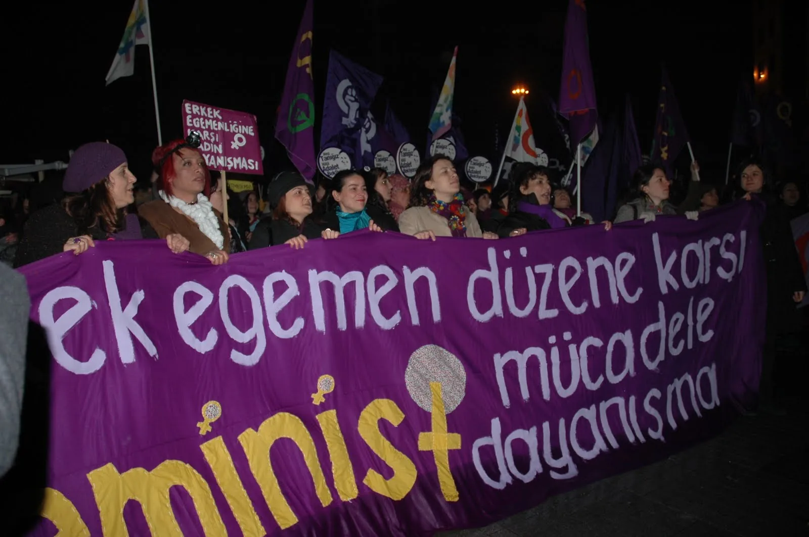8 Mart Feminist Gece Yürüyüşü / 2010 / Foto: Funda Ekin