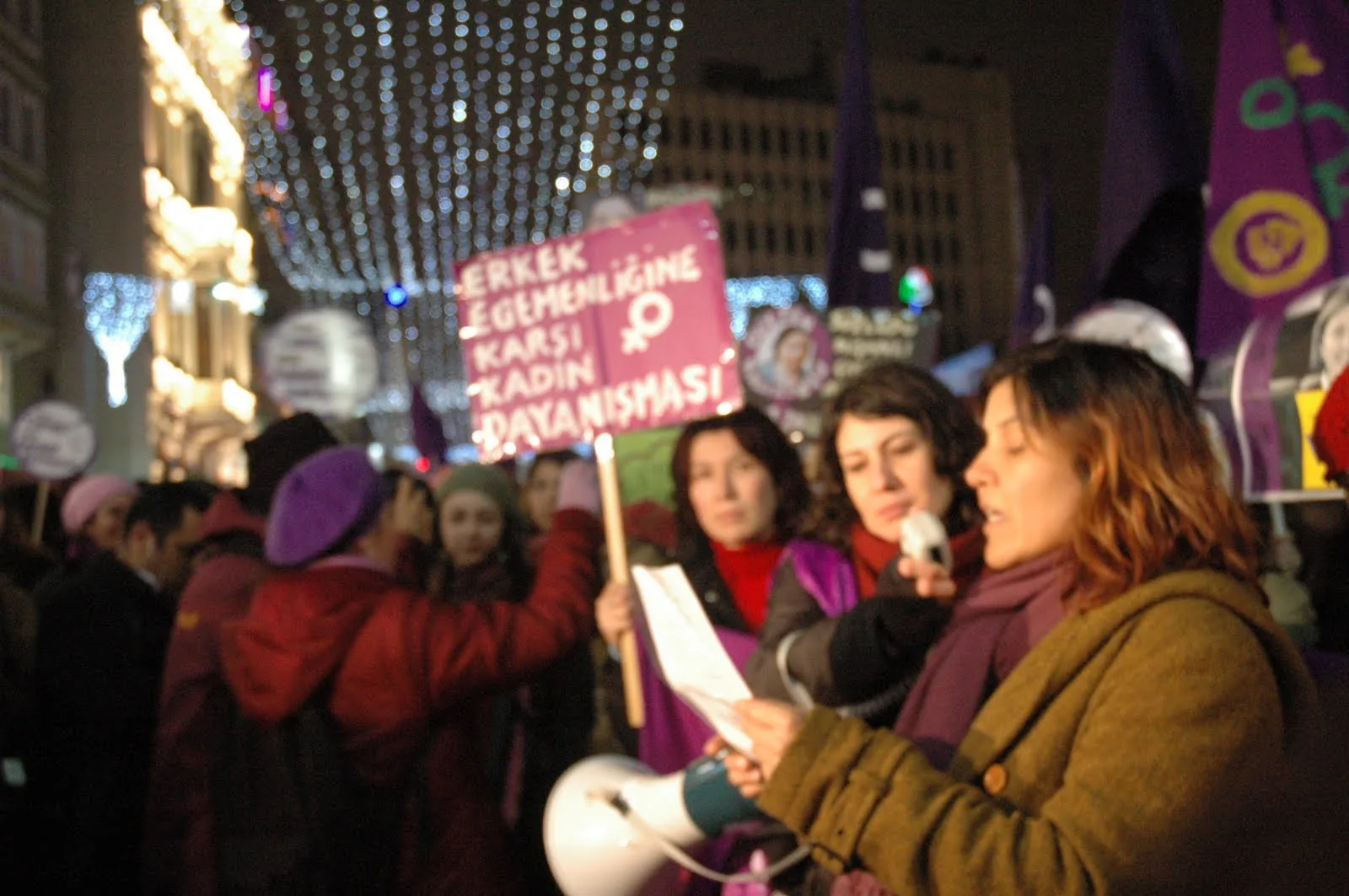 8 Mart Feminist Gece Yürüyüşü / 2010 / Foto: Funda Ekin