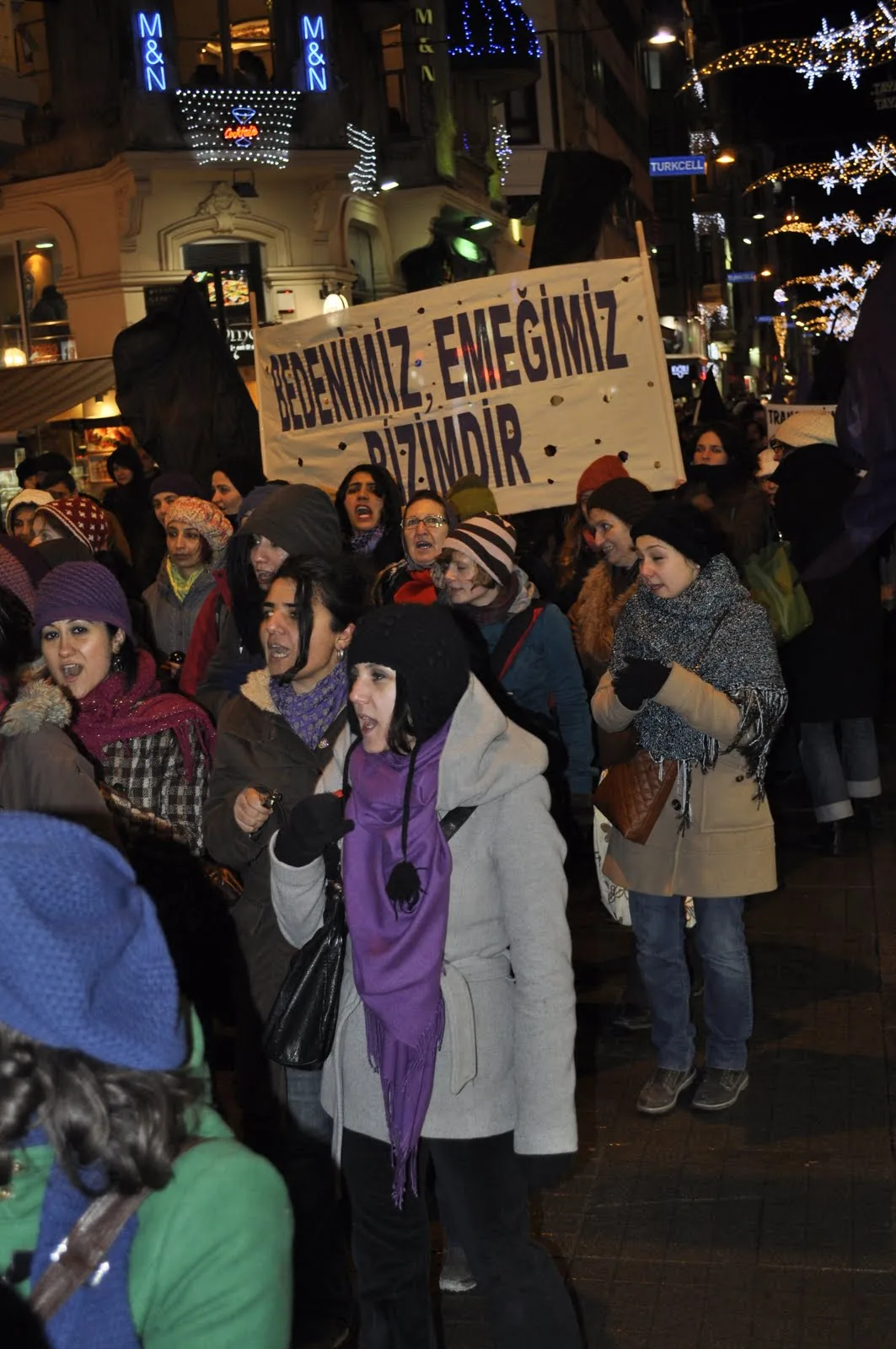 8 Mart Feminist Gece Yürüyüşü / 2011 / Foto: Banu Demiroğlu