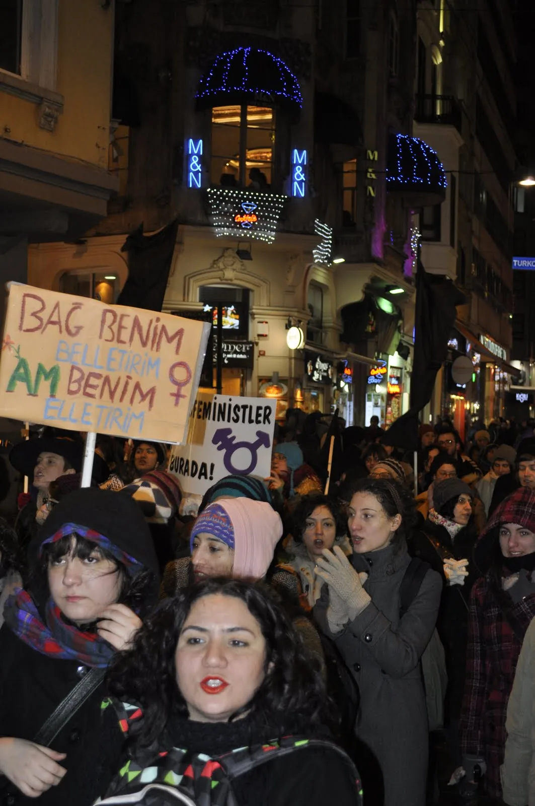 8 Mart Feminist Gece Yürüyüşü / 2011 / Foto: Banu Demiroğlu