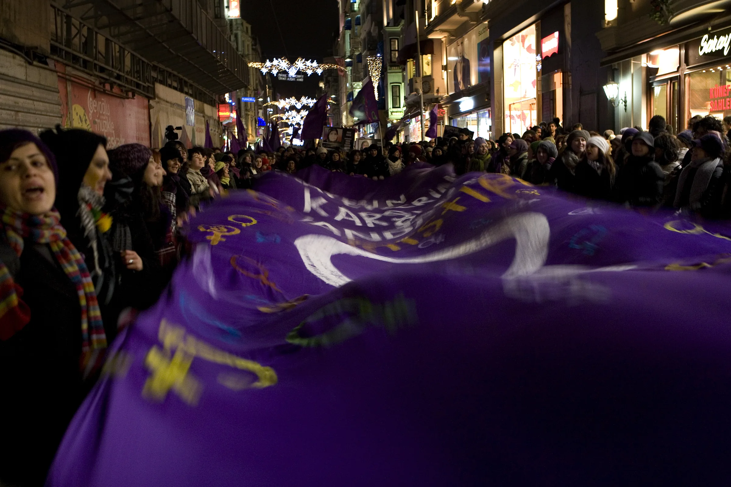 8 Mart Feminist Gece Yürüyüşü / 2011 / Foto: Banu Demiroğlu