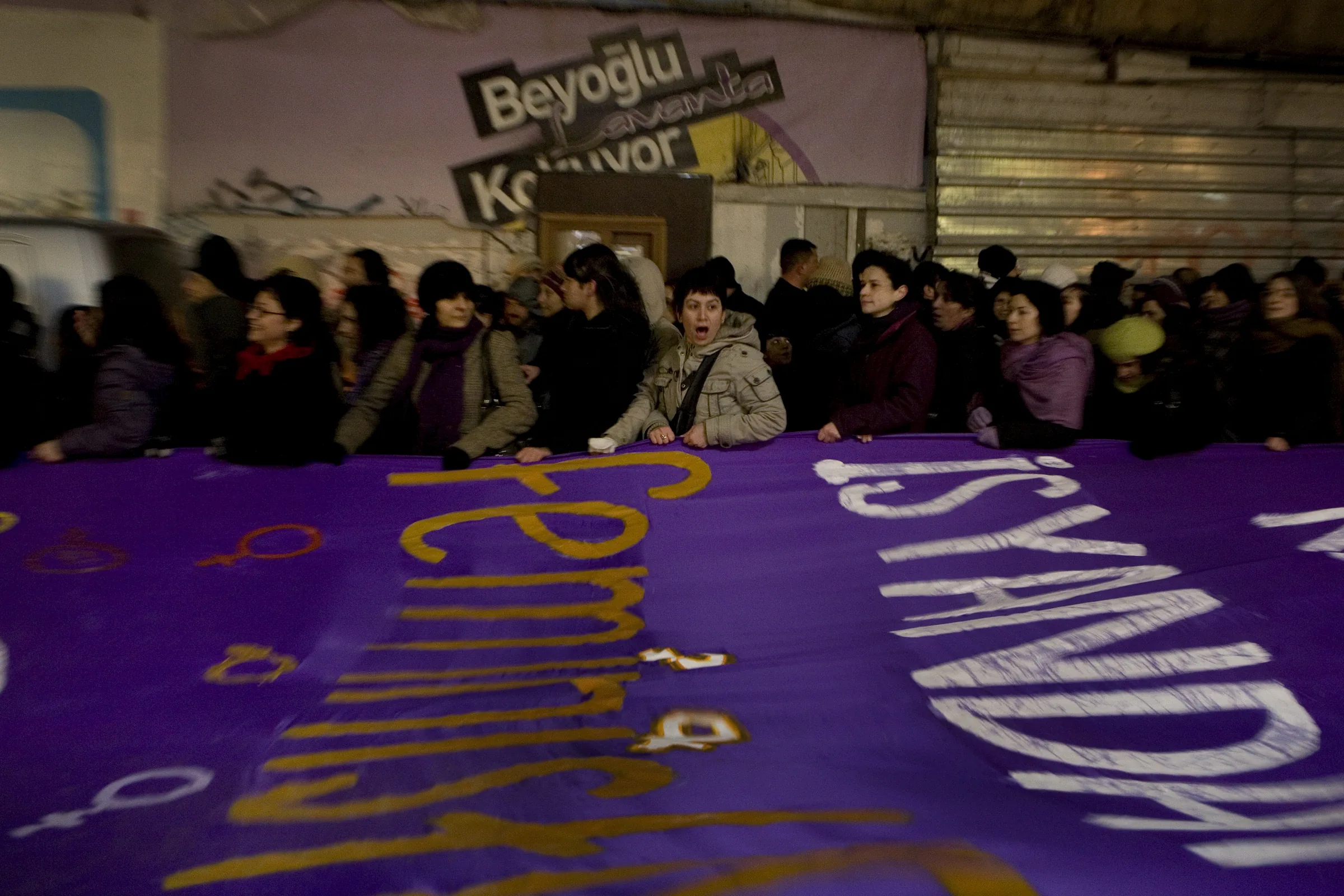 8 Mart Feminist Gece Yürüyüşü / 2011 / Foto: Banu Demiroğlu