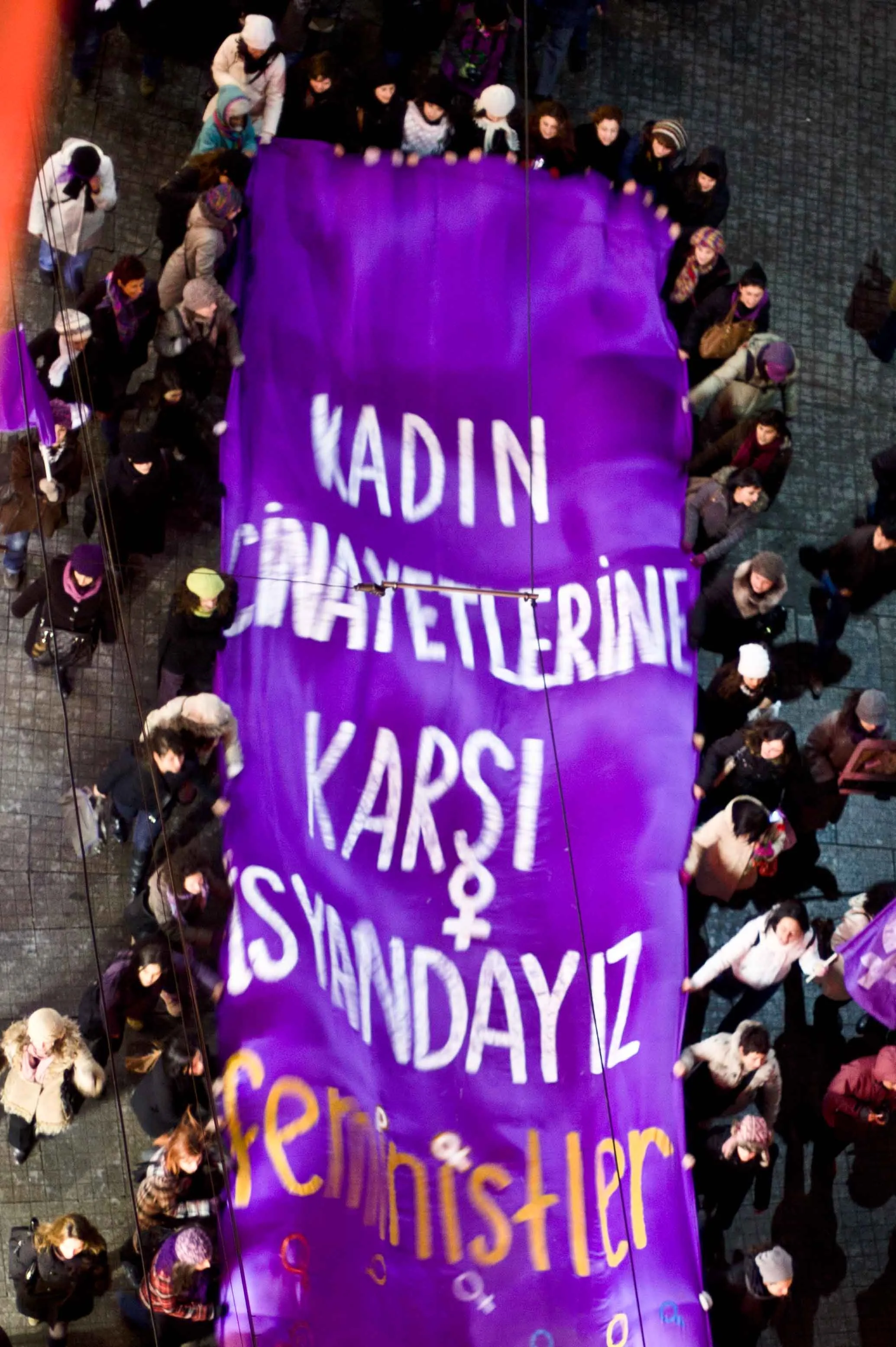 8 Mart Feminist Gece Yürüyüşü / 2011 / Foto Akbaba