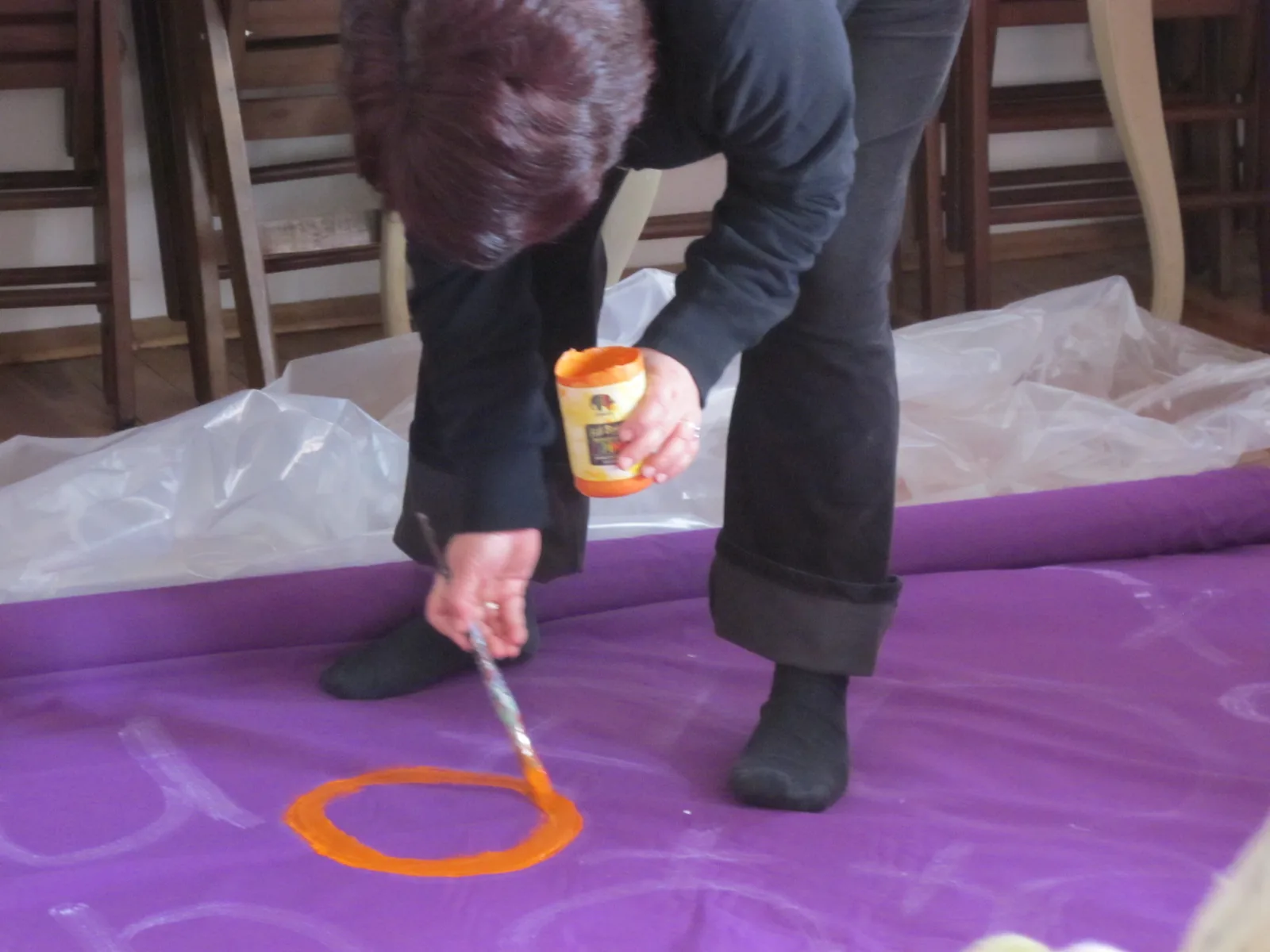 8 Mart Feminist Gece Yürüyüşü / 2011 / Pankart Yazımı