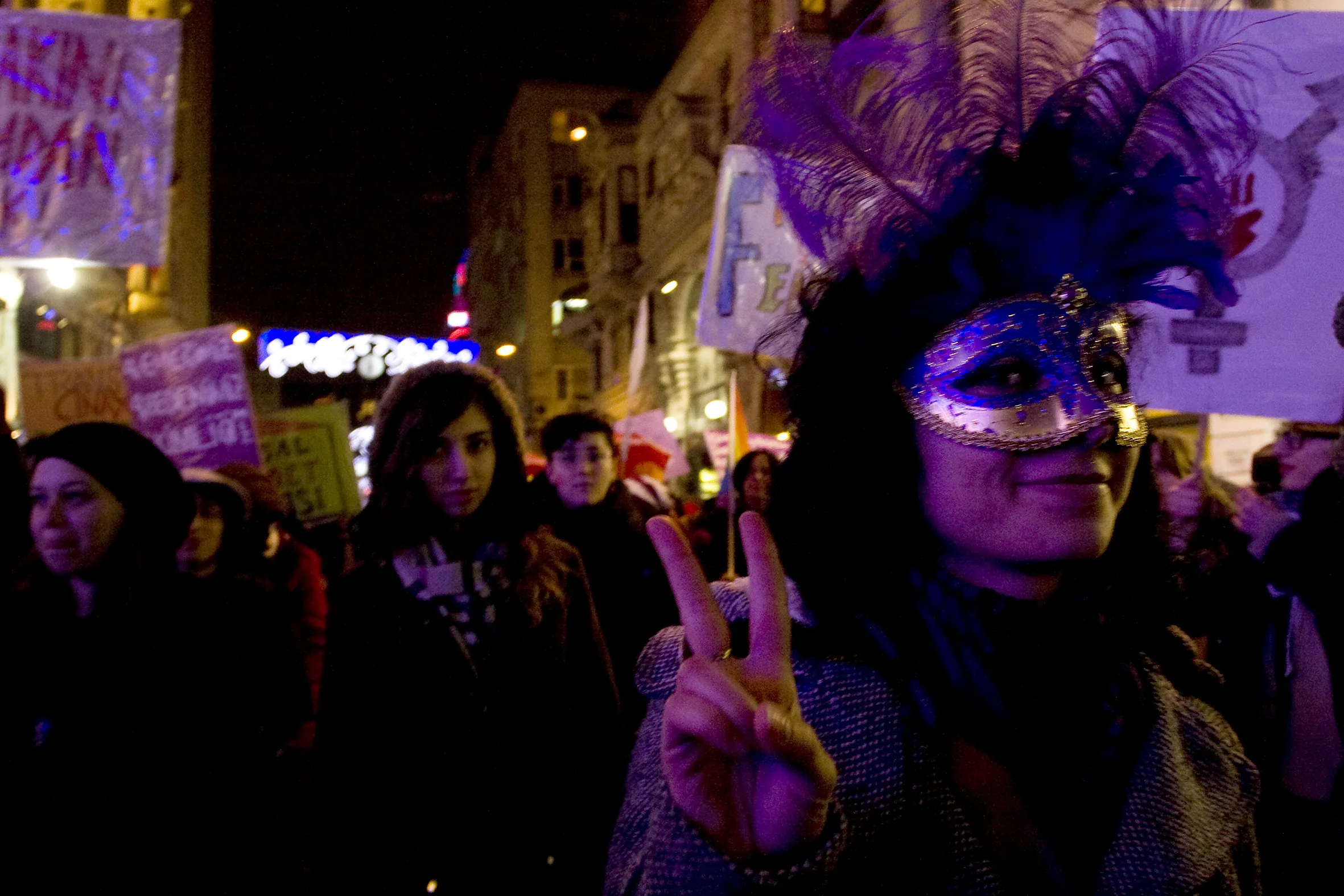 8 Mart Feminist Gece Yürüyüşü / 2012 / Foto: Gülşin Ketenci