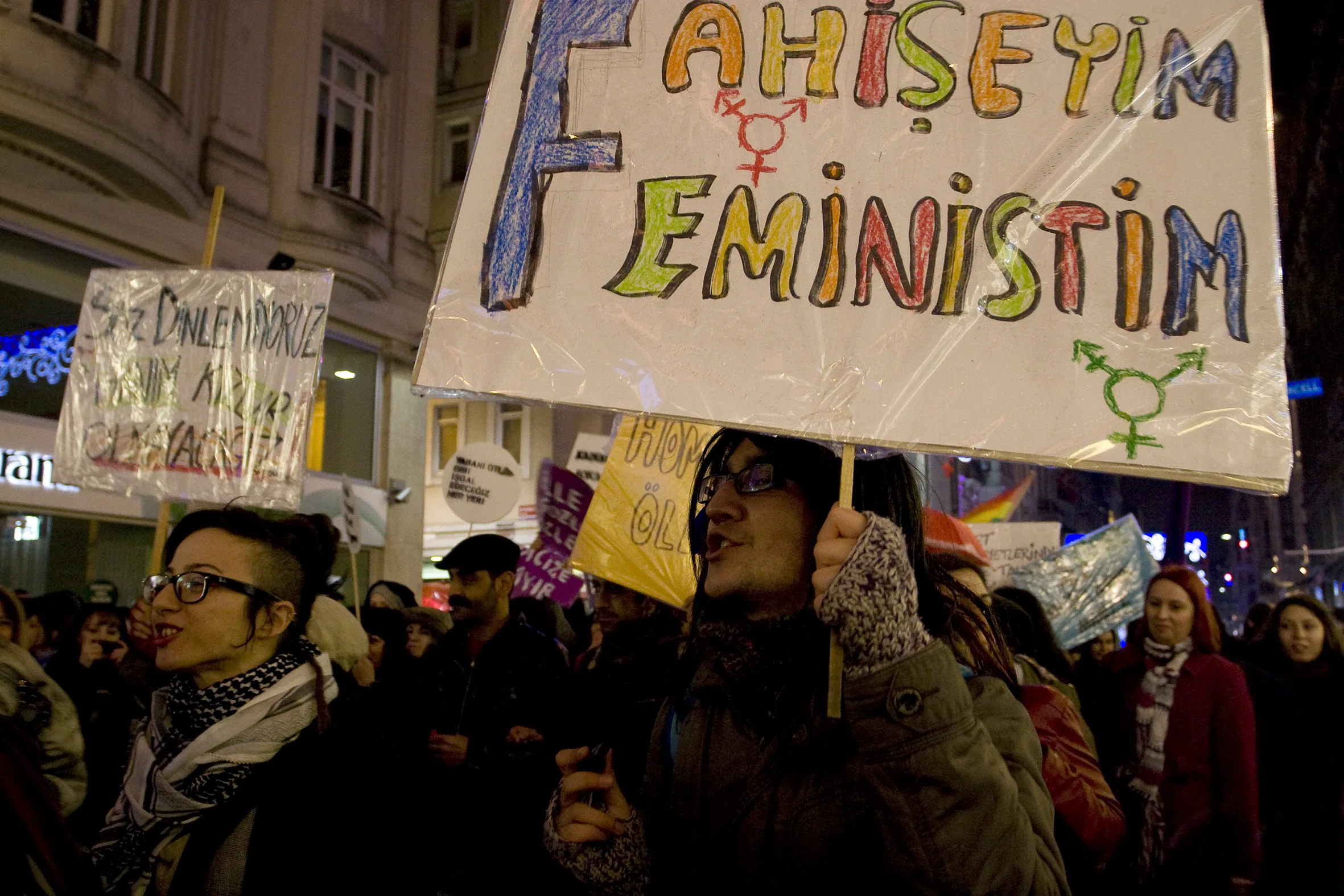 8 Mart Feminist Gece Yürüyüşü / 2012 / Foto: Gülşin Ketenci