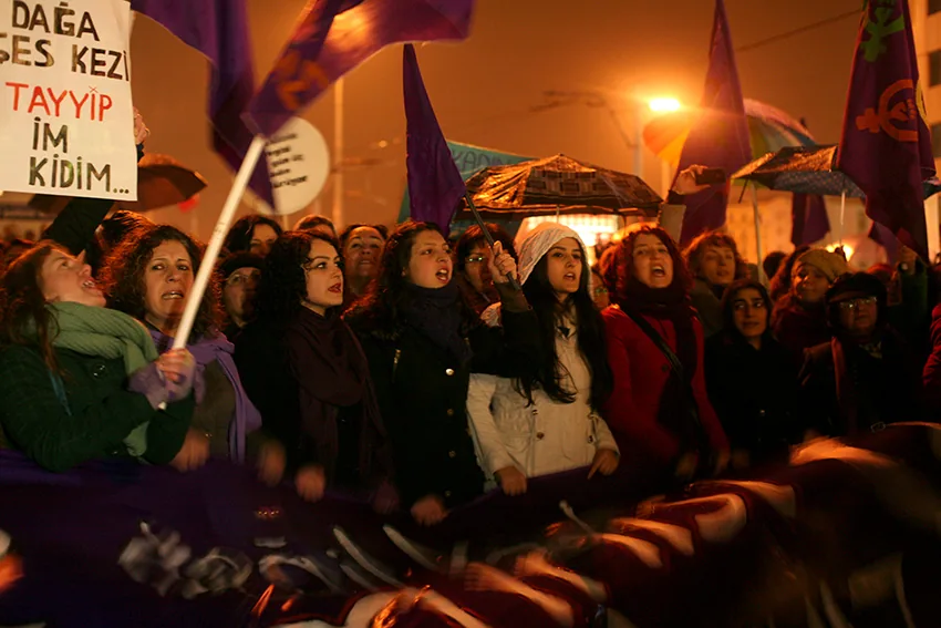 8 Mart Feminist Gece Yürüyüşü / 2012 / Foto: Serra Akcan