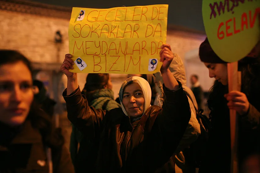 8 Mart Feminist Gece Yürüyüşü / 2012 / Foto: Serra Akcan