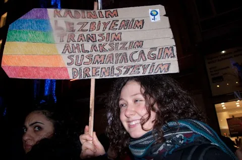 8 Mart Feminist Gece Yürüyüşü / 2012 / Foto: Çiçek Tahaoğlu