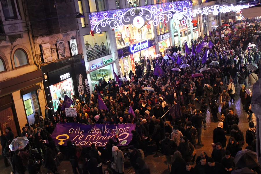 8 Mart Feminist Gece Yürüyüşü / 2012 / Foto: Jivan Güner