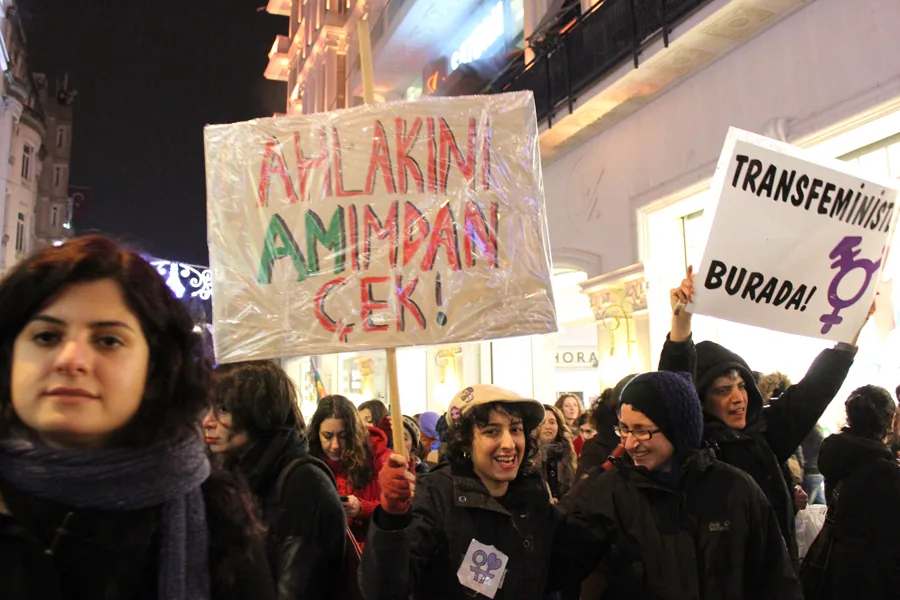 8 Mart Feminist Gece Yürüyüşü / 2012 / Foto: Jivan Güner
