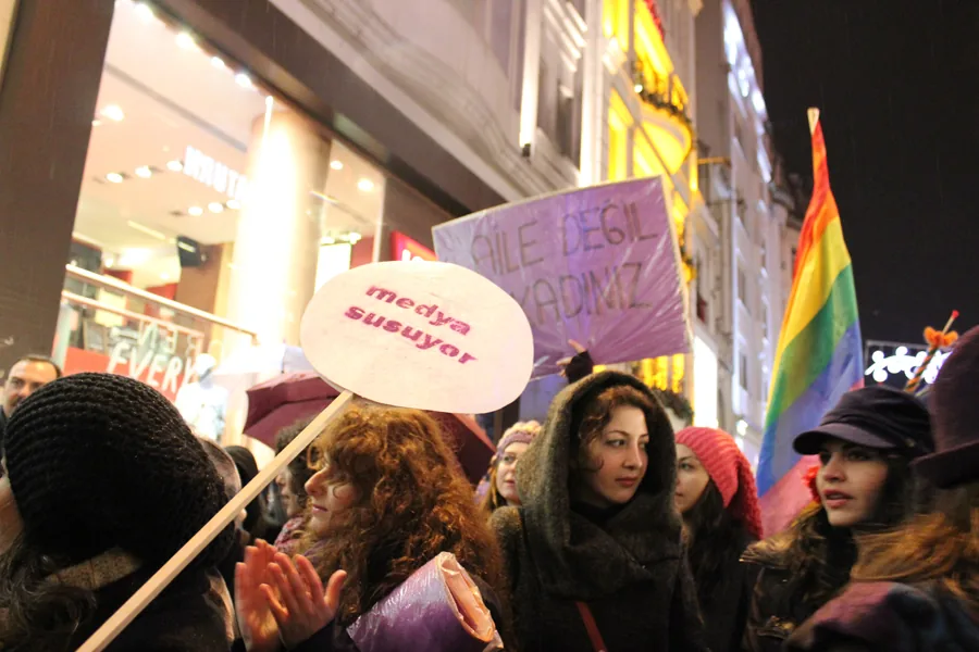 8 Mart Feminist Gece Yürüyüşü / 2012 / Foto: Jivan Güner