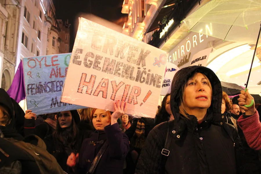 8 Mart Feminist Gece Yürüyüşü / 2012 / Foto: Jivan Güner