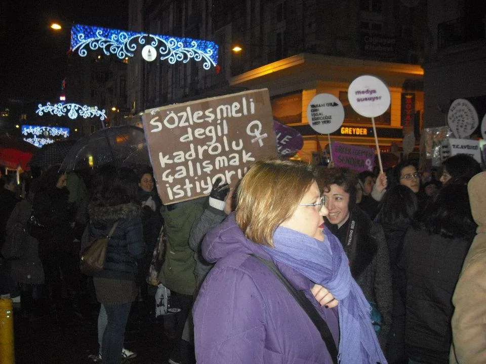 8 Mart Feminist Gece Yürüyüşü / 2012 / Foto: K. Kartal