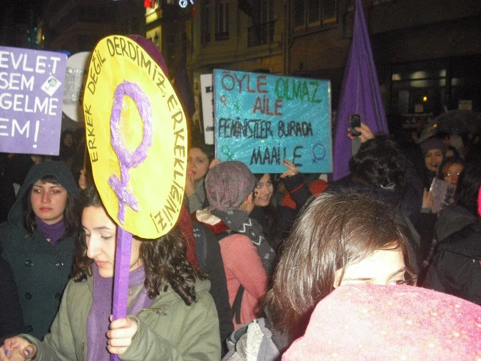8 Mart Feminist Gece Yürüyüşü / 2012 / Foto: Bilinmiyor