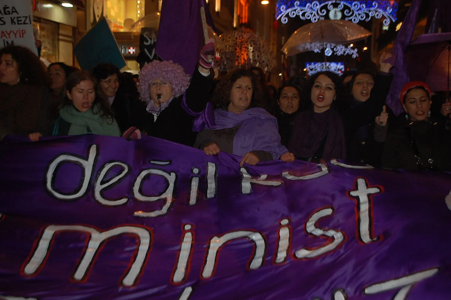 8 Mart Feminist Gece Yürüyüşü / 2012 / Foto: Bilinmiyor