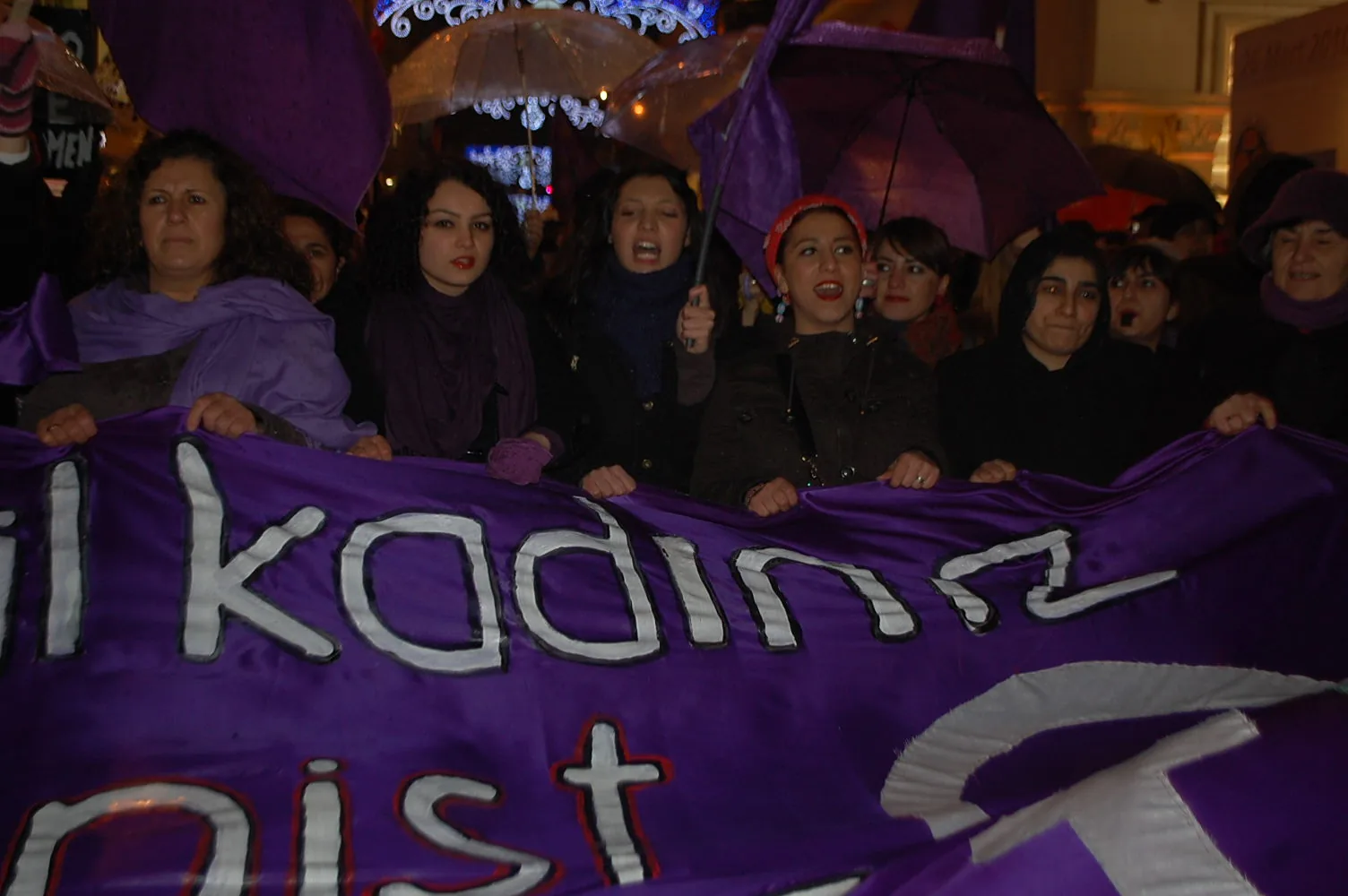 8 Mart Feminist Gece Yürüyüşü / 2012 / Foto: Bilinmiyor