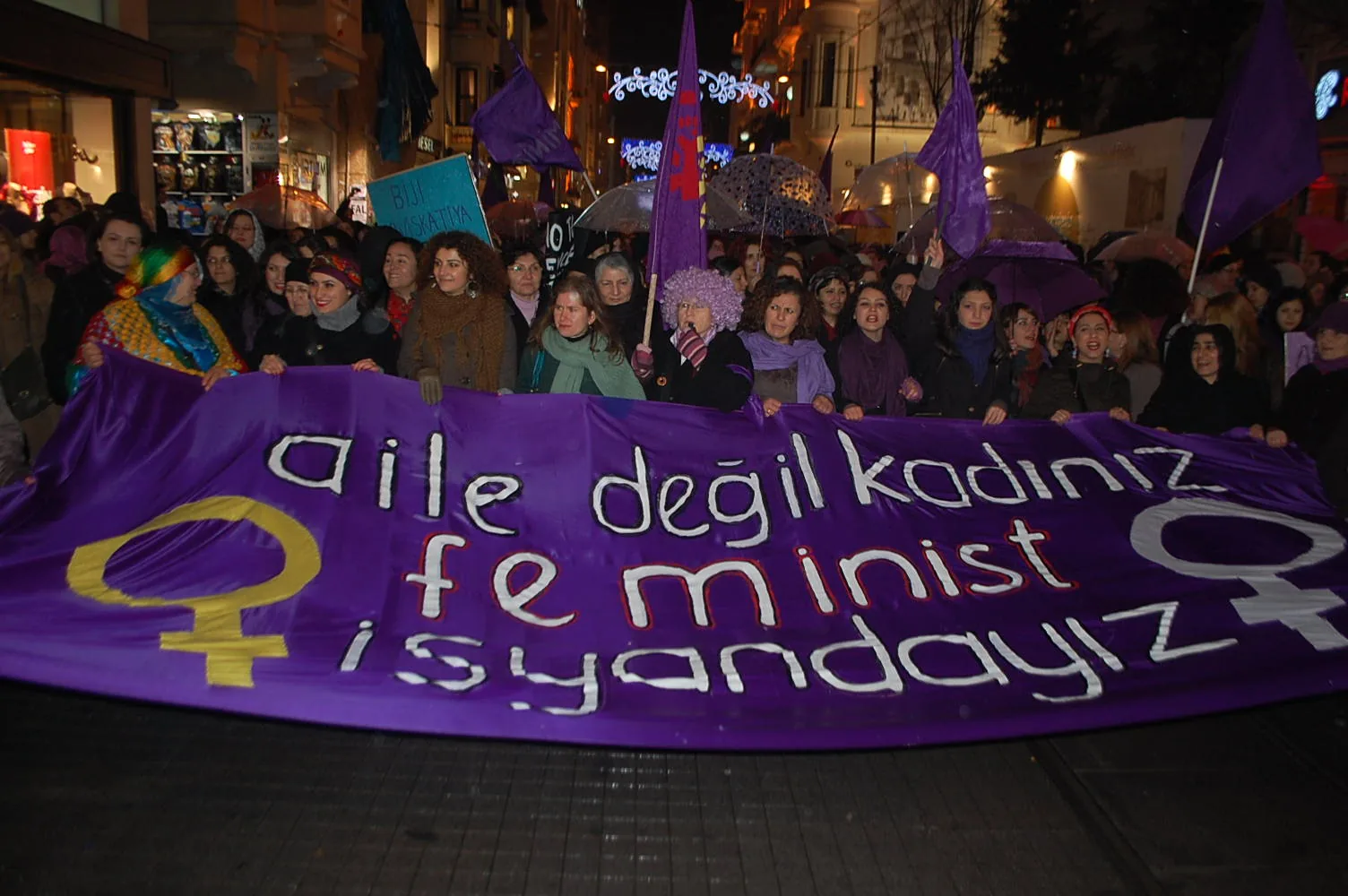 8 Mart Feminist Gece Yürüyüşü / 2012 / Foto: Bilinmiyor