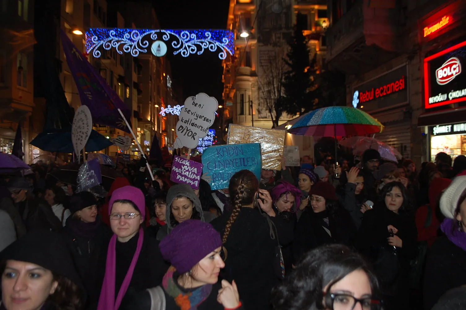 8 Mart Feminist Gece Yürüyüşü / 2012 / Foto: Bilinmiyor
